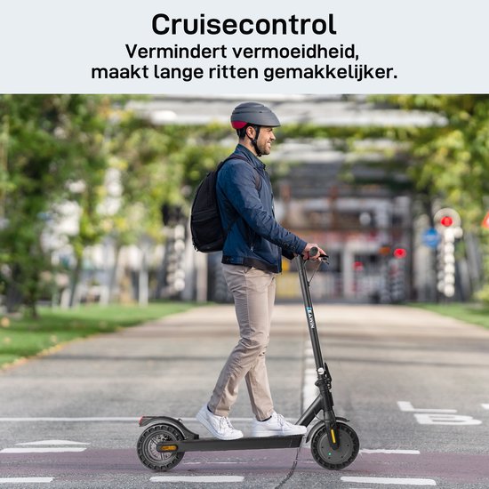 vankel E5PRO Elektrische Step - 375Wh Accu - Actieradius 30 km - 500W Motor - Cruise Control - Anti-diefstalmodus - Slimme bediening via Bluetooth en App -10 Inch Honeycomb Anti-lek Banden - Schijfrem&V-rem - Opvouwbare