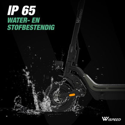 Wispeed - SuvPilot 480 - Elektrische step - Off Road Model - Krachtige 900WMotor - Snelheid tot 25km/h - Bereik tot 60km - Kaki