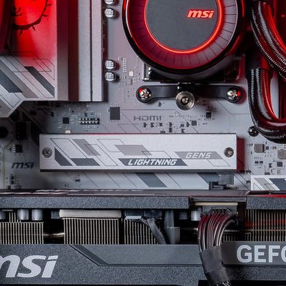 FlowUp x Powered By MSI - De Joyride Gaming PC - Skate - AMD Ryzen 7 7800X3D - NVIDIA RTX 5070 Ti 16GB - 32 GB DDR5 RAM - 2TB - Waterkoeling