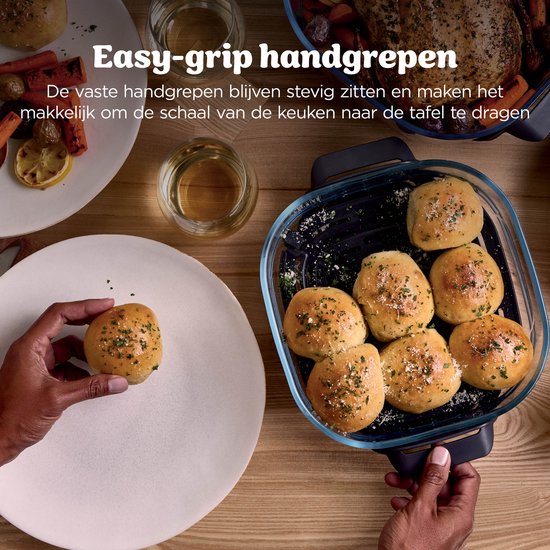 Ninja CRISPi PRO 7-in-1 Glazen Airfryer met 7 functies - Airfryen, Bakken, Braden, Rijzen, Drogen. Max Crisp en Opnieuw krokant maken - 2.3 liter en 5.7 liter glazen schaal - PFAS vrij koken - Grijsgroen - AS101EUGY