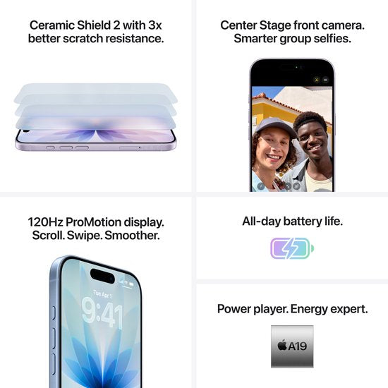 Apple iPhone 17 - 256GB - Mist Blue