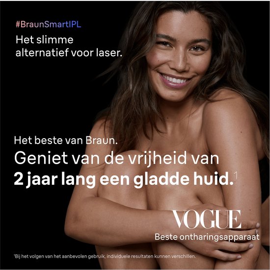 Braun Smart IPL Skin i·expert - IPL ontharingsapparaat - PL7211 - Haarverwijdering Voor Thuis - Met Gratis App - 2 Slimme Koppen