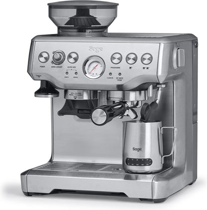 Sage SES875BSS the Barista Express Brushed Stainless Steel - Pistonmachine - incl Temp Control Melkkan - Espressomachine