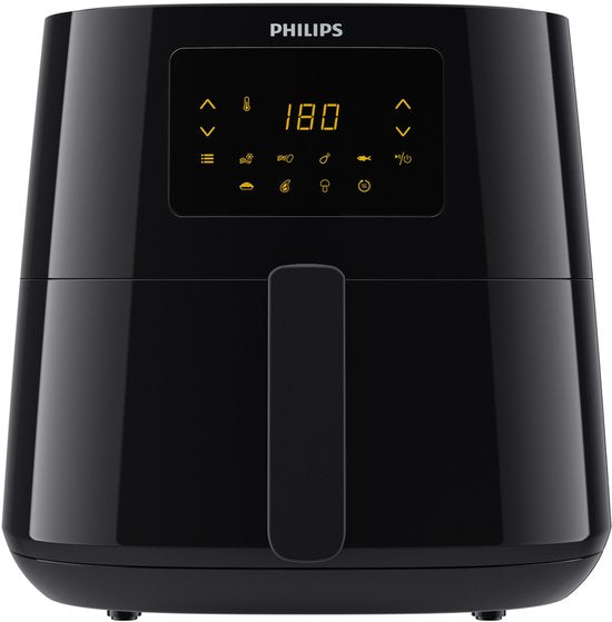 Philips Airfryer Essential 3000 Series - HD9270/96 - 6,2 liter (XL) - Heteluchtfriteuse - Warmhoudfunctie - 14 in 1 kookfuncties - Met spiesjes & grillrooster