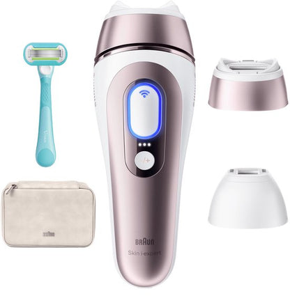 Braun Smart IPL Skin i·expert - IPL ontharingsapparaat - PL7211 - Haarverwijdering Voor Thuis - Met Gratis App - 2 Slimme Koppen