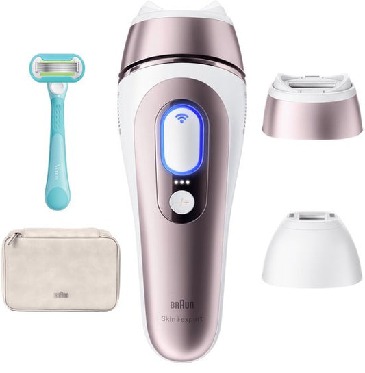Braun Smart IPL Skin i·expert - IPL ontharingsapparaat - PL7211 - Haarverwijdering Voor Thuis - Met Gratis App - 2 Slimme Koppen