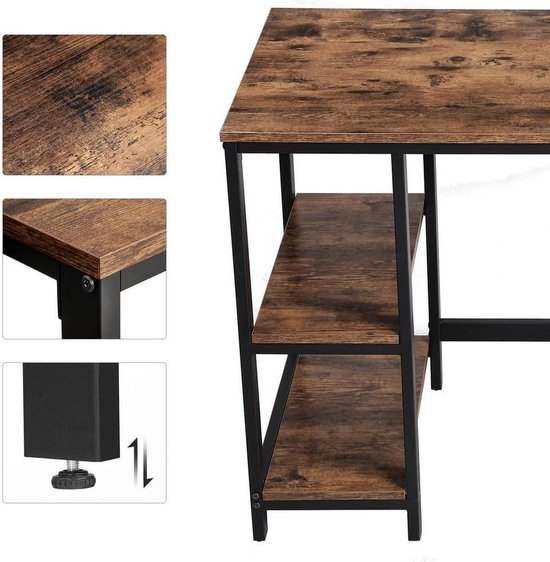 EKEO - Bureau met vintage Look - Computertafel - Vintage