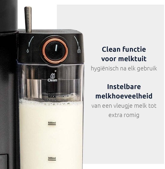 BluMill Koffiemachine - Pistonmachine - Espressomachine - Automatische Melkschuimer & 2 portafilters - 1,2 Liter Waterreservoir