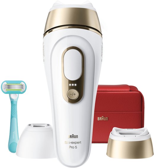 Braun Silk·expert Pro 5 - IPL ontharingsapparaat - PL5221 - Haarverwijdering Voor Thuis - 2 Opzetstukken