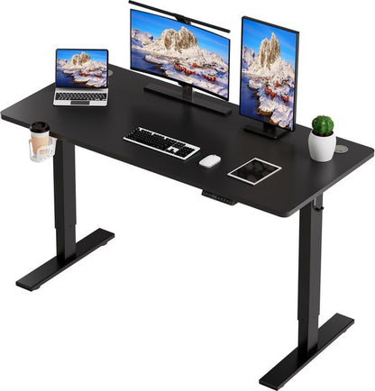 Zit-sta bureau 140 x 70 cm - Elektrisch verstelbaar - Anti-botsingstechnologie - USB-A/USB-C poorte