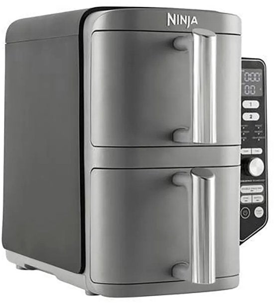 Ninja Double Stack Airfryer XXL - 9.5 Liter - Dubbele Gestapelde Lades - 6 Programma's - Inclusief Kookrekjes - SL400EU