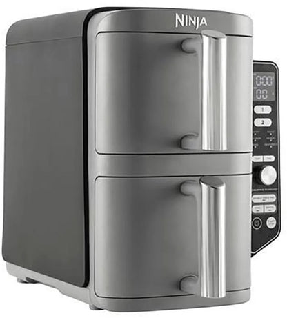 Ninja Double Stack Airfryer XXL - 9.5 Liter - Dubbele Gestapelde Lades - 6 Programma's - Inclusief Kookrekjes - SL400EU