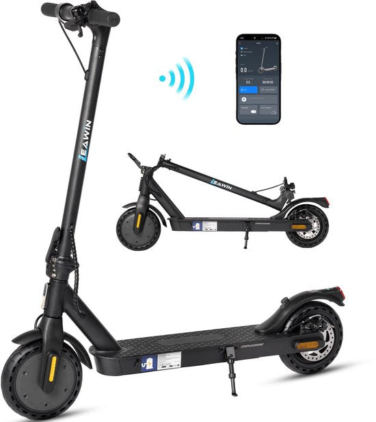 vankel E5PRO Elektrische Step - 375Wh Accu - Actieradius 30 km - 500W Motor - Cruise Control - Anti-diefstalmodus - Slimme bediening via Bluetooth en App -10 Inch Honeycomb Anti-lek Banden - Schijfrem&V-rem - Opvouwbare