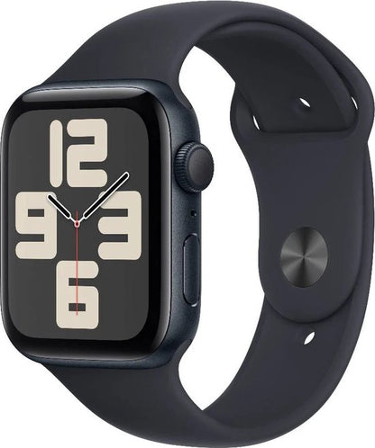 Apple Watch SE 2024 40mm Midnight Aluminium Case with Midnight Sport Band - S/M