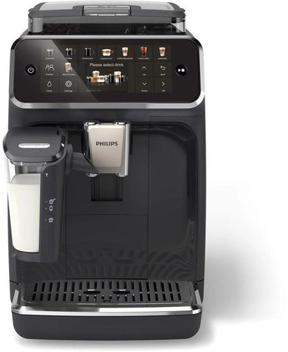 Philips 5500 Series - Espressomachine - 20 Warme & Koude Dranken - LatteGo Melksysteem - 40% Stiller - QuickStart - AquaClean Filter - Volautomatisch - Zwart - Koffiemachine met bonen - EP5541/50