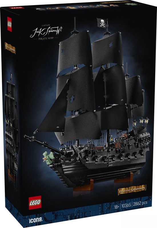 LEGO® Icons Pirates of the Caribbean - Het Piratenschip van Kapitein Jack Sparrow - 10365