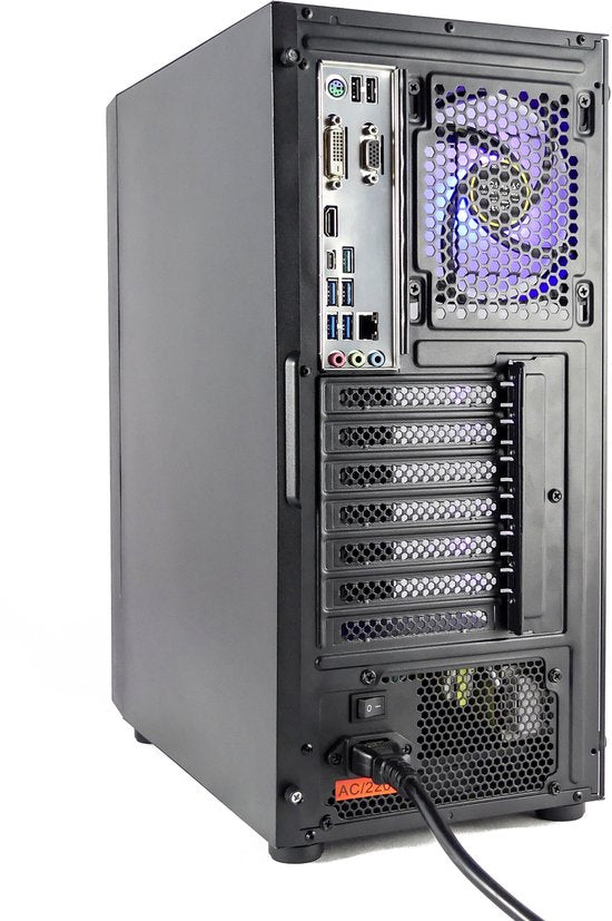 Ryzen 5 Budget Game PC Setup Compleet met 24" Gaming Monitor, Toetsenbord, Muis, Headset en Muismat|500GB SSD|16GB RAM|WiFi|GC2