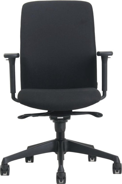 Office Hero® Pharaoh Ergonomische Bureaustoel - Bureaustoelen voor Volwassenen - Verstelbaar - Zwart - Stof - Gemonteerd geleverd