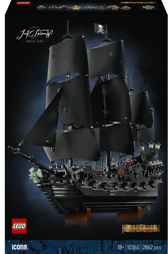 LEGO® Icons Pirates of the Caribbean - Het Piratenschip van Kapitein Jack Sparrow - 10365