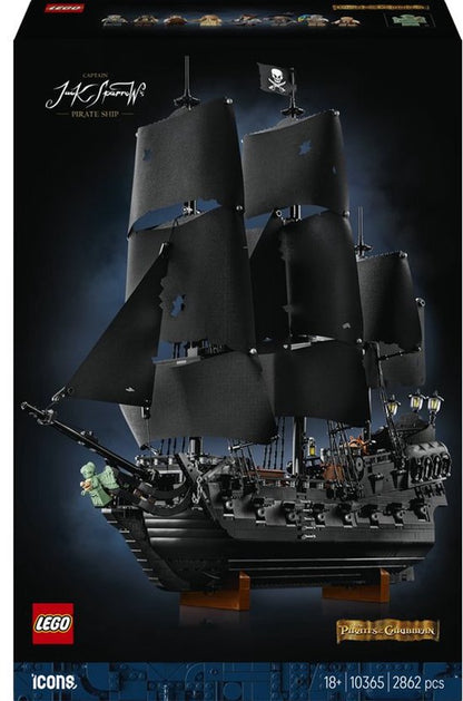 LEGO® Icons Pirates of the Caribbean - Het Piratenschip van Kapitein Jack Sparrow - 10365