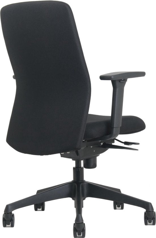 Office Hero® Pharaoh Ergonomische Bureaustoel - Bureaustoelen voor Volwassenen - Verstelbaar - Zwart - Stof - Gemonteerd geleverd