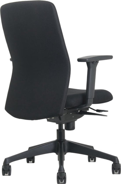 Office Hero® Pharaoh Ergonomische Bureaustoel - Bureaustoelen voor Volwassenen - Verstelbaar - Zwart - Stof - Gemonteerd geleverd