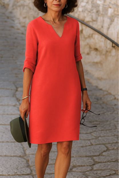 Ria™ | Elegante jurk met V-hals