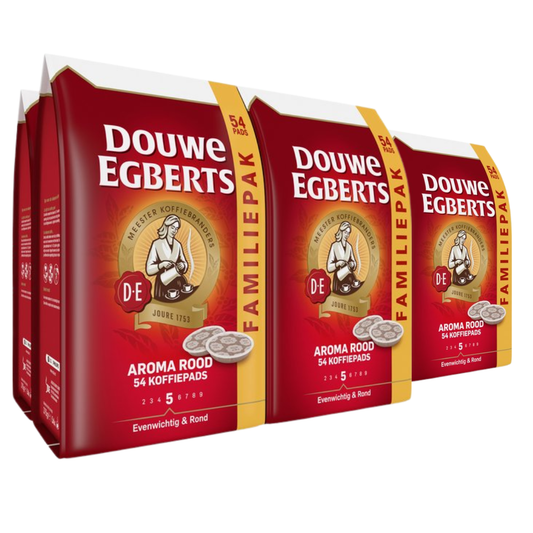 Douwe Egberts Aroma Rood Koffiepads - 8 x 54 pads