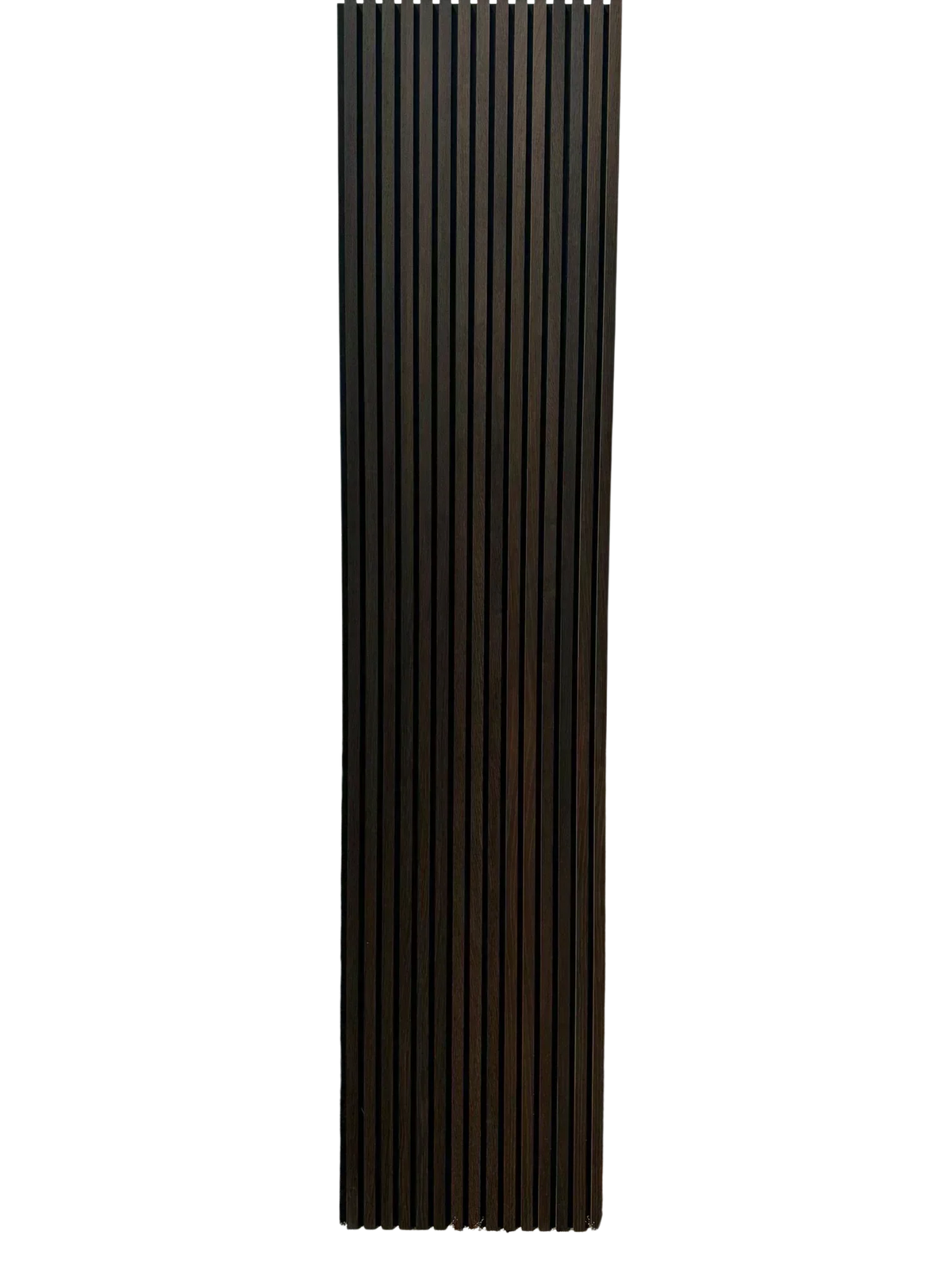 Akustisk vægpanel i røget eg – 270 × 60 cm