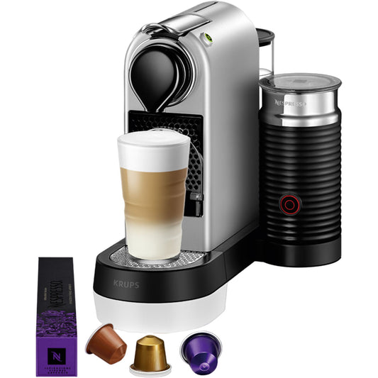 KRUPS Nespresso CitiZ &amp; Milk XN761B – Zilver