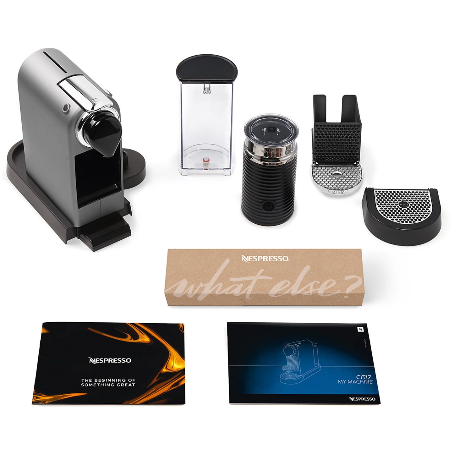 KRUPS Nespresso CitiZ &amp; Milk XN761B – Zilver