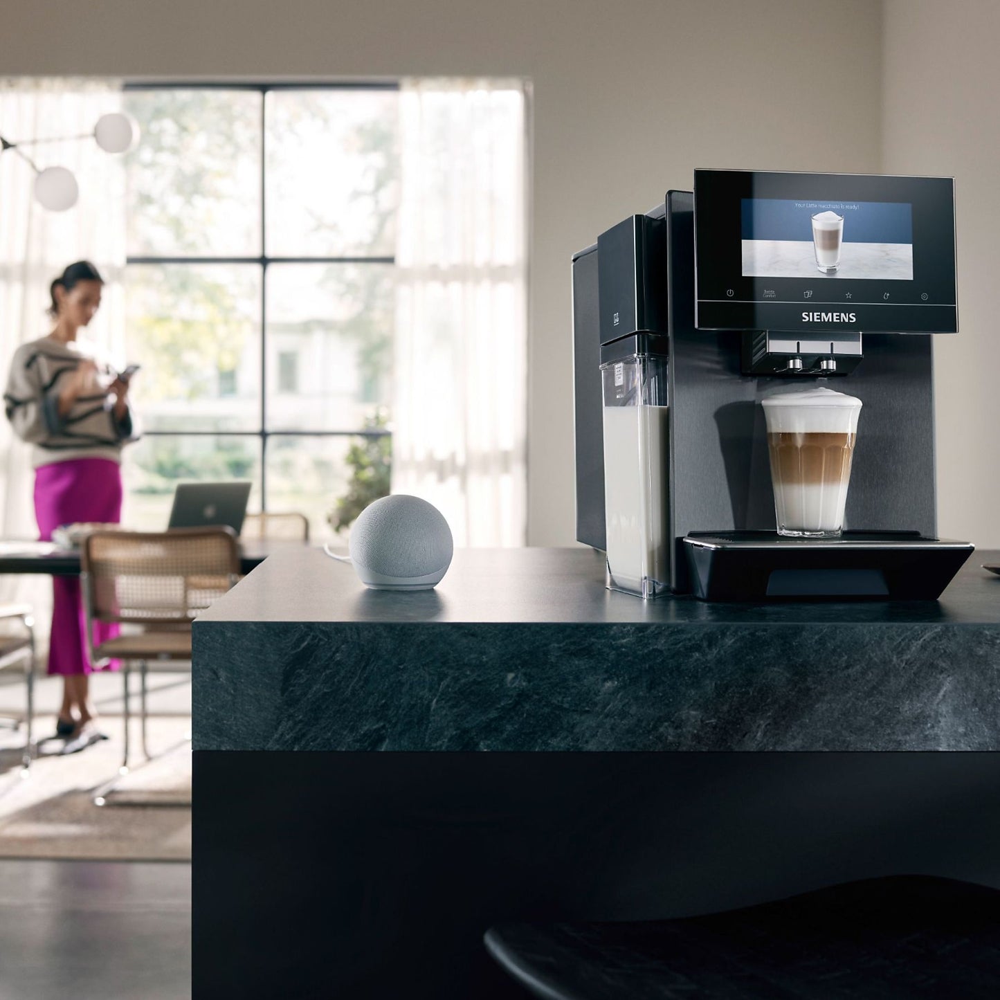 SIEMENS EQ.900 TQ905RZ5 Volautomatische espressomachine Zwart