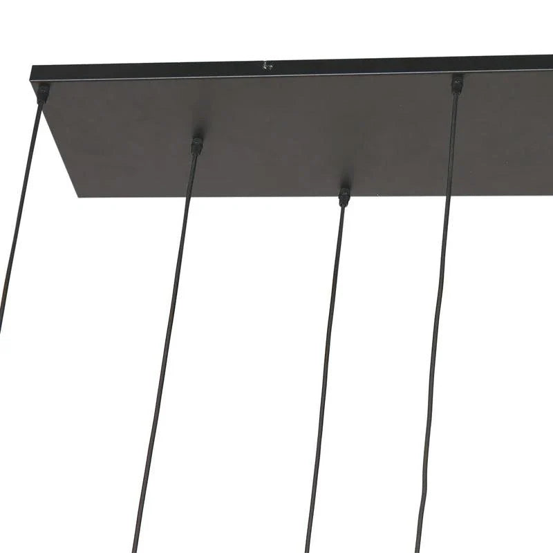 Curtis 6+3 lichts Hanglamp Smoke