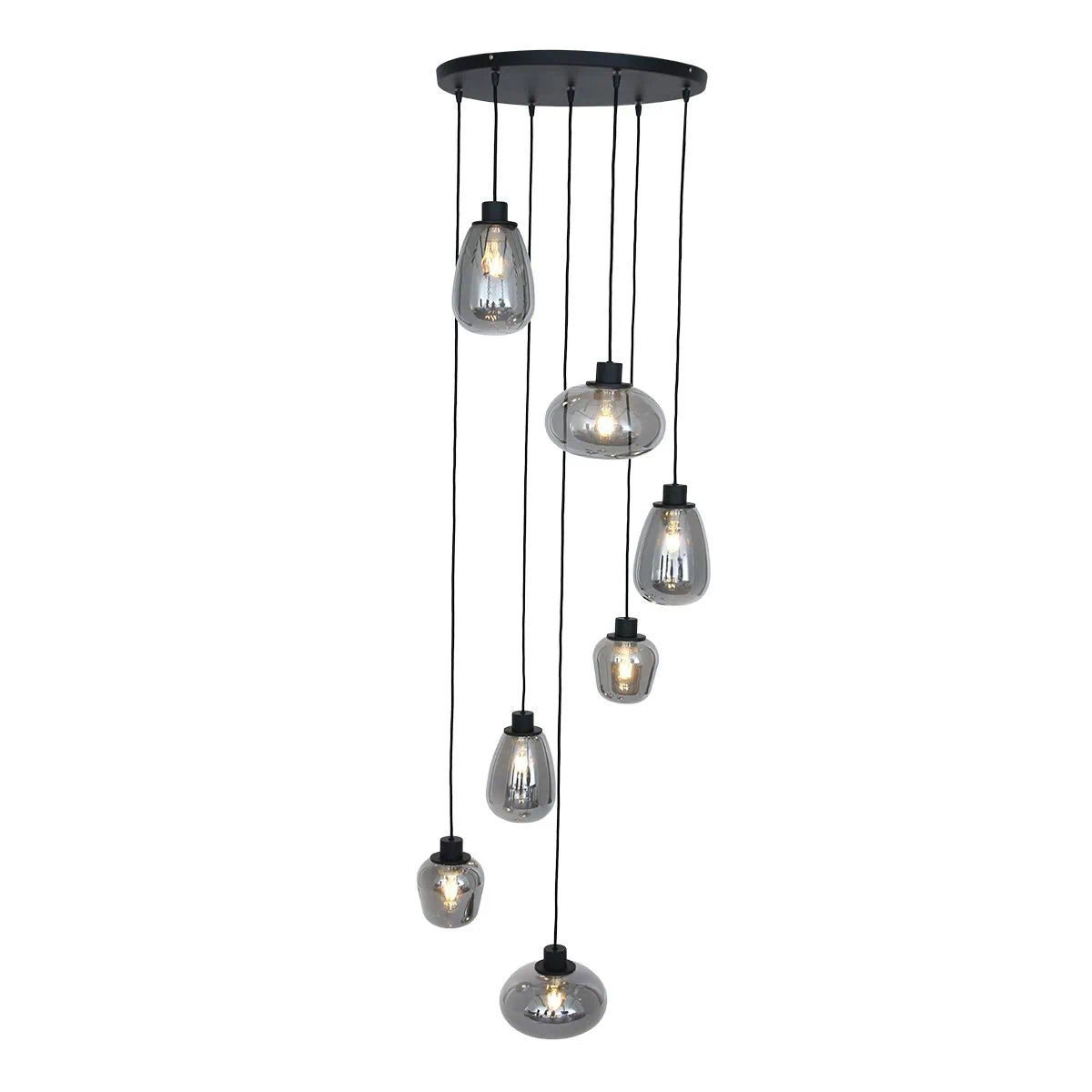 Echo Hanglamp 7-lichts glas