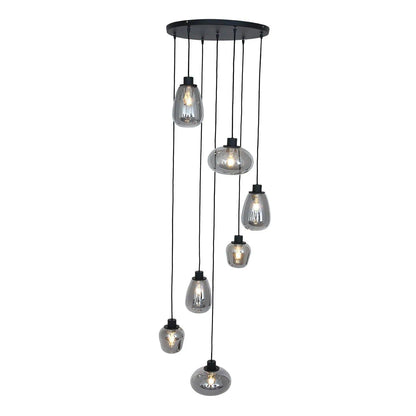 Echo Hanglamp 7-lichts glas