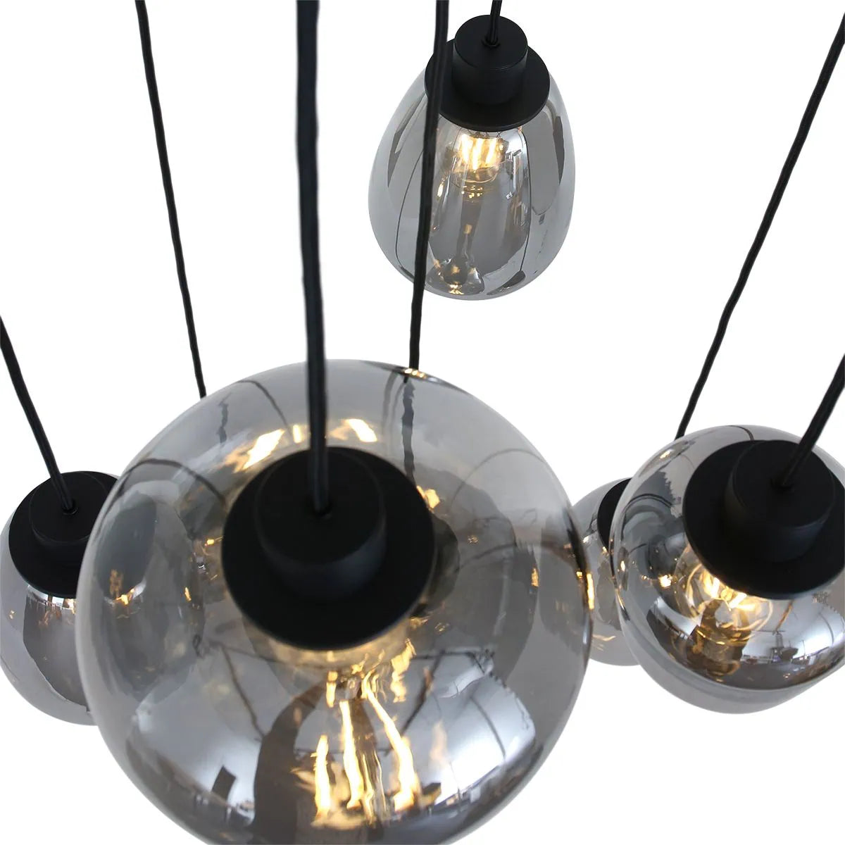 Echo Hanglamp 7-lichts glas