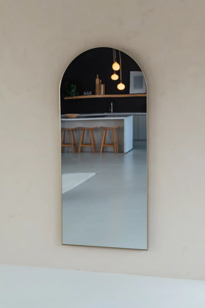 Maj Boogspiegel 180×80 cm – Greige