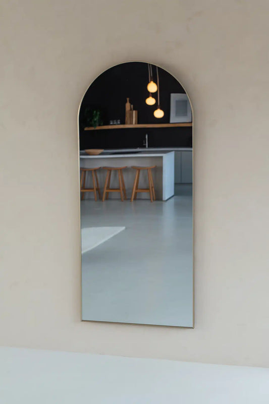 Maj Boogspiegel 180×80 cm – Greige