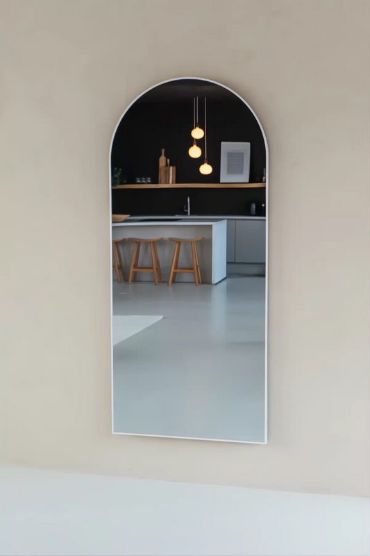Maj Boogspiegel 180×80 cm – Mat Wit