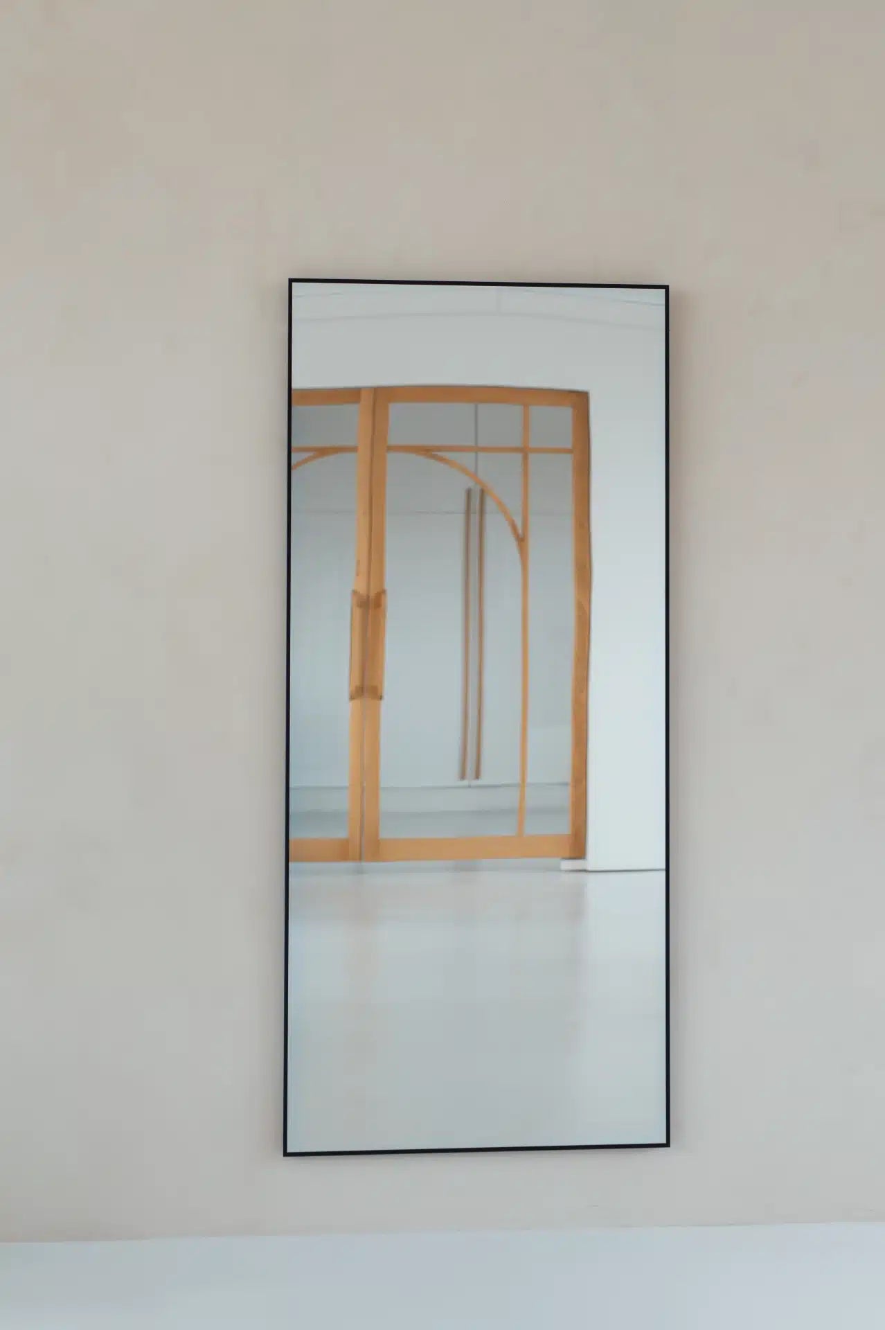 Finn Rechthoekige spiegel 180×80 cm – Zwart