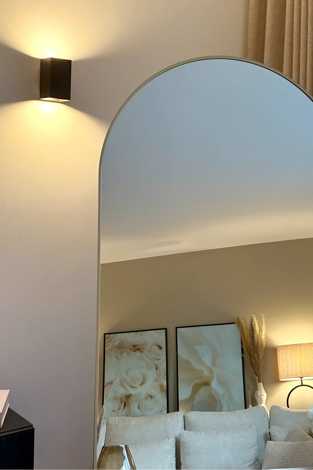 Maj Boogspiegel 180×80 cm – Greige