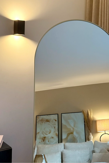 Maj Boogspiegel 180×80 cm – Greige