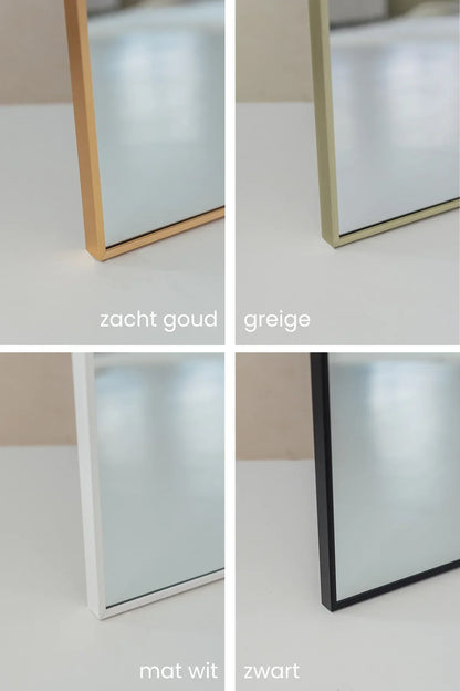 Finn Rechthoekige spiegel 180×80 cm – Zwart