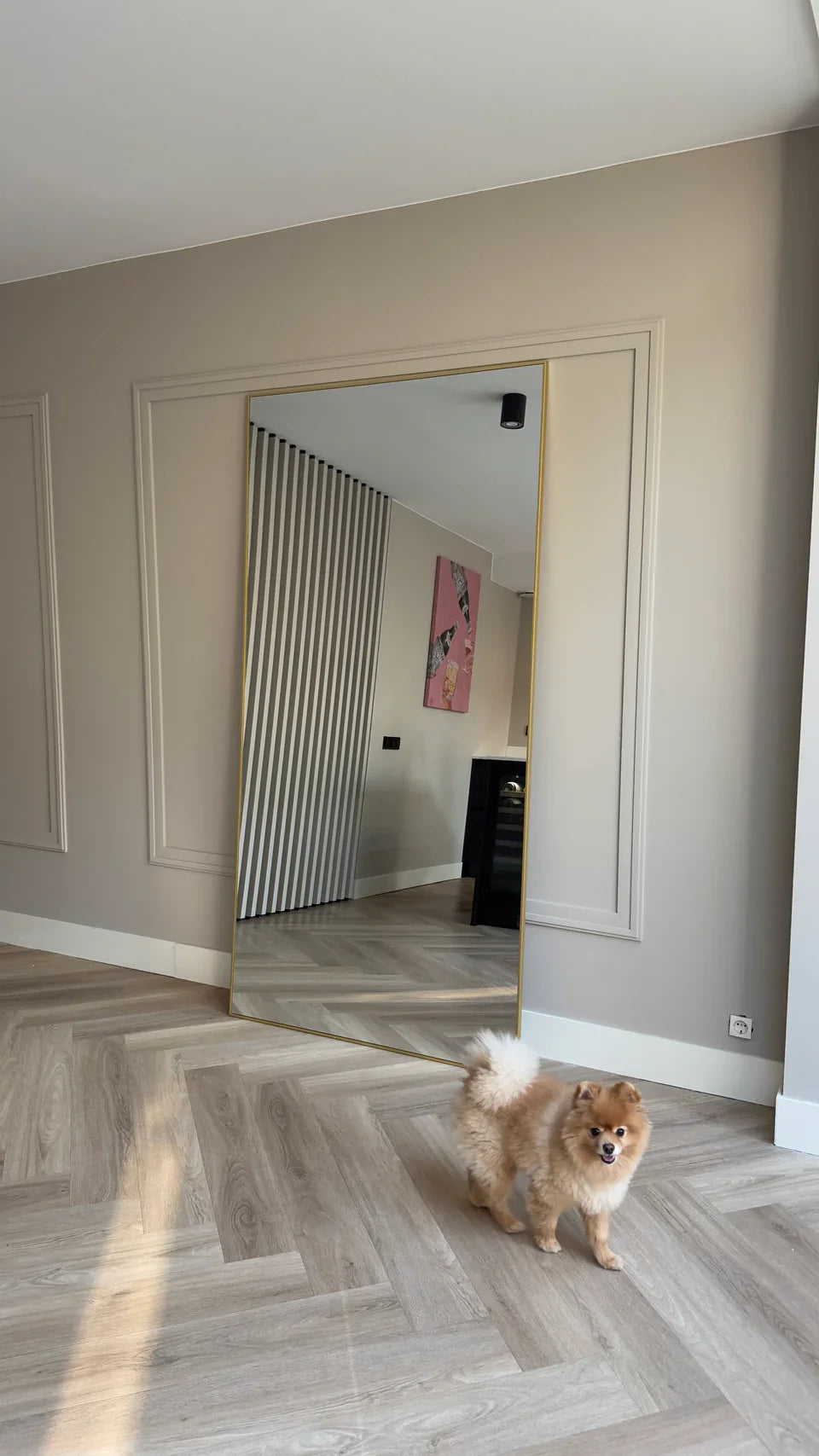 Aura Goud | 200cm x 100cm Loft Mirror