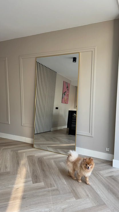 Aura Goud | 200cm x 100cm Loft Mirror