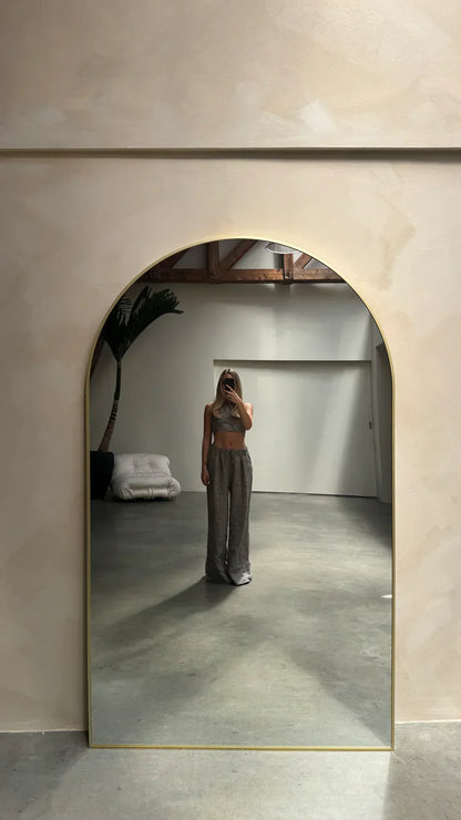 MEGA GROTE SPIEGEL MOON | 200 cm x 120 cm goud