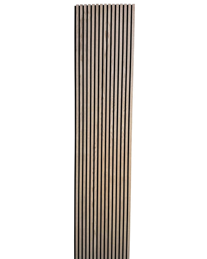 Akustisk vægpanel i eg – 270 × 60 cm