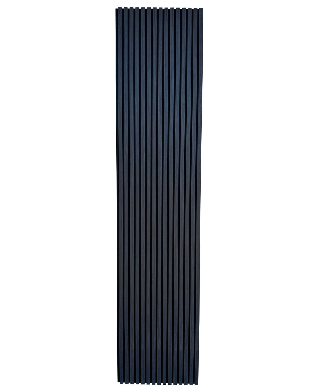 Akustisk vægpanel i sort eg – 270 × 60 cm
