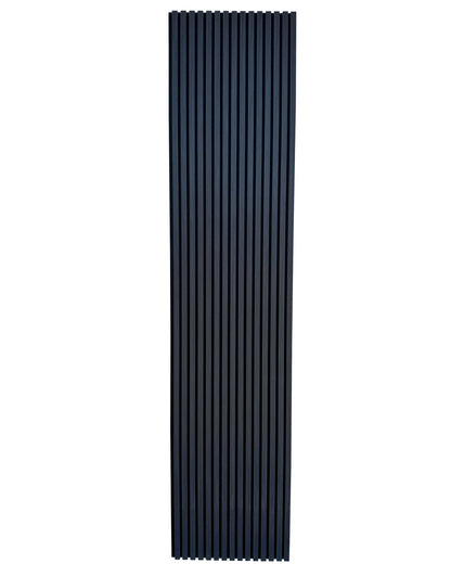 Akustisk vægpanel i sort eg – 270 × 60 cm