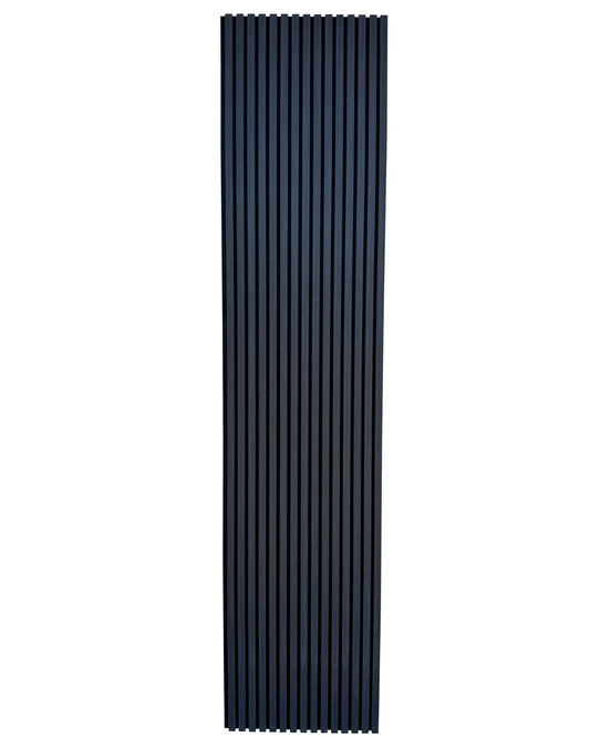 Akustisk vægpanel i sort eg – 270 × 60 cm